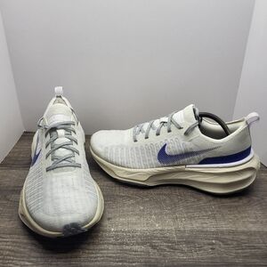 Nike ZoomX Invincible Run 3 Flyknit NBY DX5050-100 Grey Blue Mens Sz 11.5